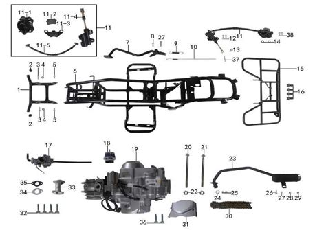 electrical box on a gk110 go kart|taotao gk110 diagram.